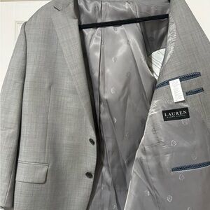 Ralph Lauren Men's Suit in Light Gray